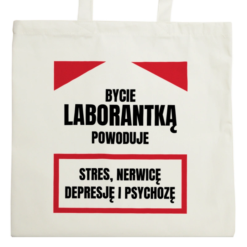 Bycie Laborantką - Torba Na Zakupy Natural