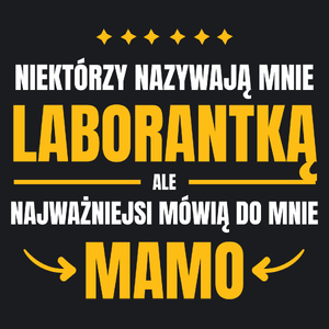 Mama Laborantka - Damska Koszulka Czarna