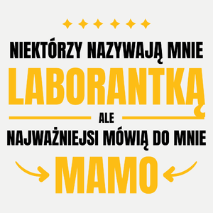 Mama Laborantka - Damska Koszulka Biała