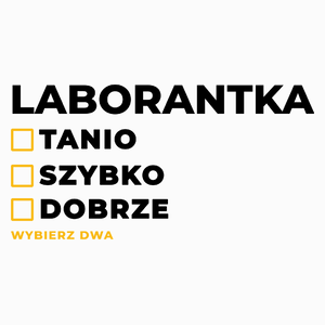 szybko tanio dobrze laborantka - Poduszka Biała