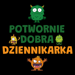 Potwornie Dobra Dziennikarka - Torba Na Zakupy Czarna