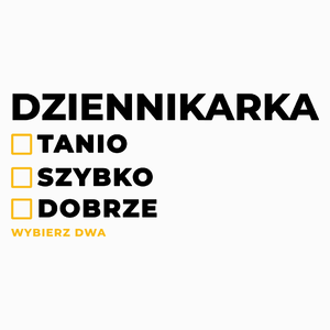 szybko tanio dobrze dziennikarka - Poduszka Biała