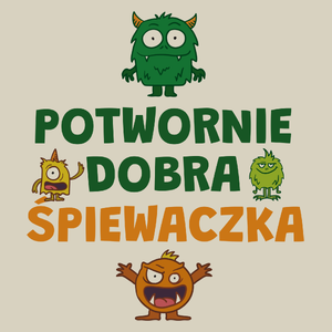 Potwornie Dobra Śpiewaczka - Torba Na Zakupy Natural