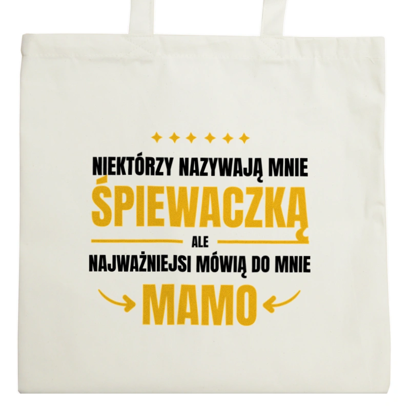 Mama Śpiewaczka - Torba Na Zakupy Natural