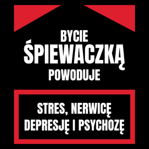 Bycie Śpiewaczką - Torba Na Zakupy Czarna