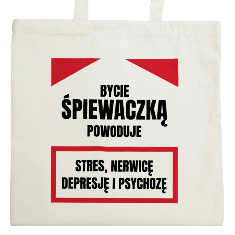 Bycie Śpiewaczką - Torba Na Zakupy Natural