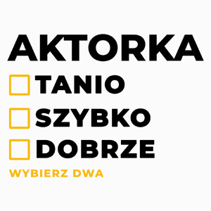 szybko tanio dobrze aktorka - Poduszka Biała