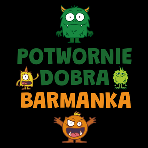 Potwornie Dobra Barmanka - Torba Na Zakupy Czarna