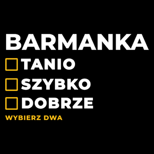 szybko tanio dobrze barmanka - Torba Na Zakupy Czarna