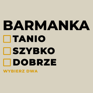 szybko tanio dobrze barmanka - Torba Na Zakupy Natural