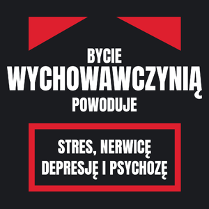 Bycie Wychowawczynią - Damska Koszulka Czarna