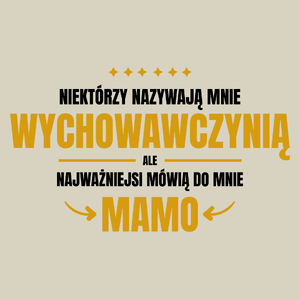 Mama Wychowawczyni - Torba Na Zakupy Natural