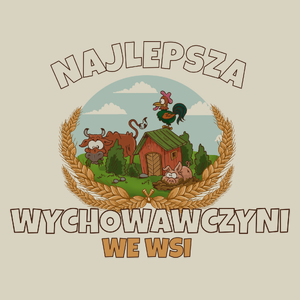 Najlepsza wychowawczyni we wsi - Torba Na Zakupy Natural