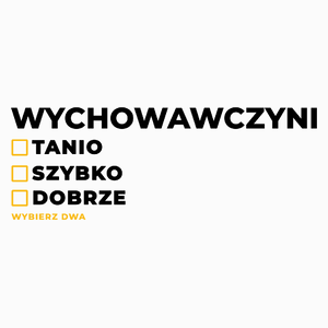 szybko tanio dobrze wychowawczyni - Poduszka Biała