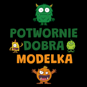 Potwornie Dobra Modelka - Torba Na Zakupy Czarna