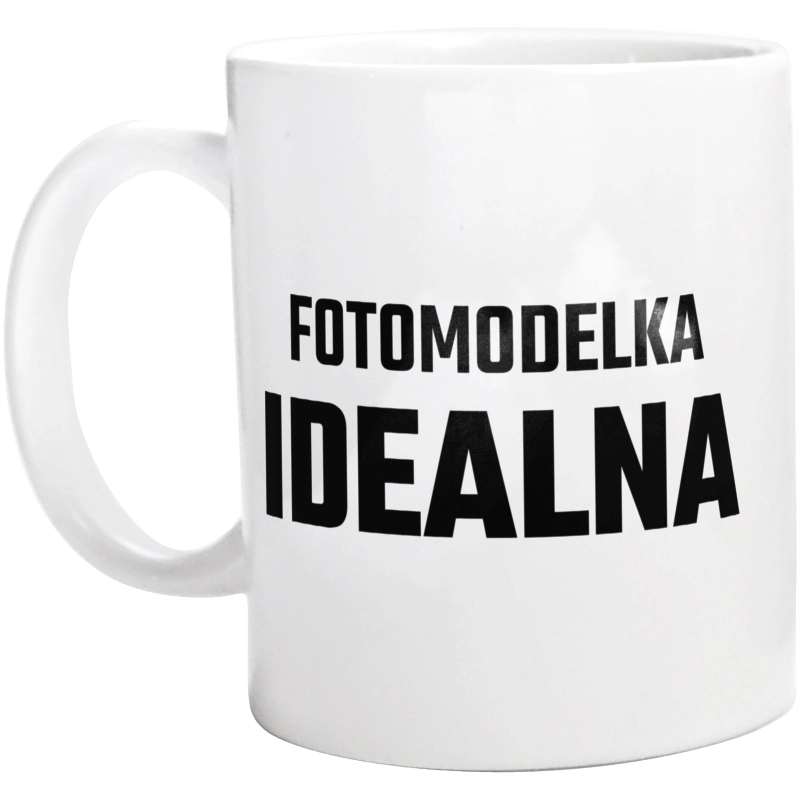 Fotomodelka Idealna - Kubek Biały