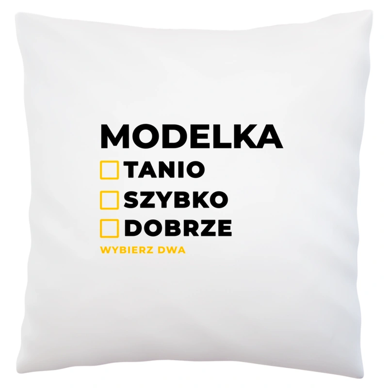 szybko tanio dobrze modelka - Poduszka Biała