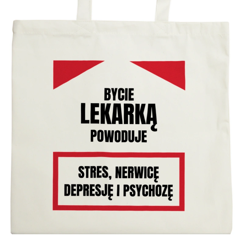 Bycie Lekarką - Torba Na Zakupy Natural