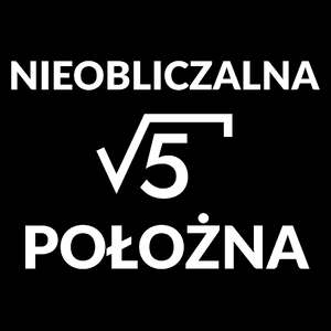 Nieobliczalna Położna - Torba Na Zakupy Czarna