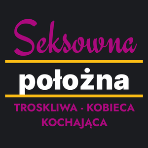 Seksowna Położna - Damska Koszulka Czarna