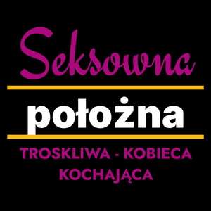 Seksowna Położna - Torba Na Zakupy Czarna