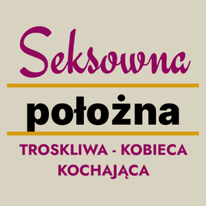 Seksowna Położna - Torba Na Zakupy Natural