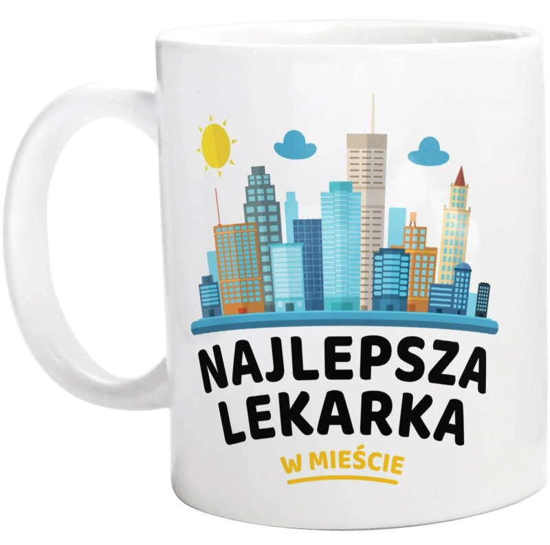 Najlepsza Lekarka W Mieście - Kubek Biały