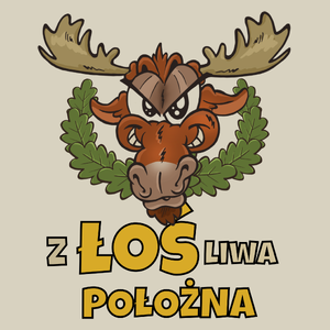 Złośliwa Położna Łoś - Torba Na Zakupy Natural