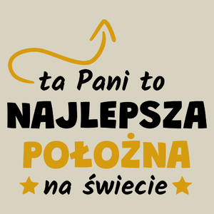 Ta Pani To Najlepsza Położna Na Świecie - Torba Na Zakupy Natural