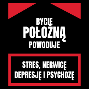 Bycie Położną - Torba Na Zakupy Czarna