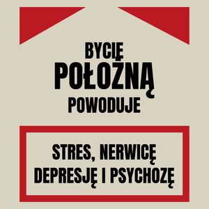 Bycie Położną - Torba Na Zakupy Natural