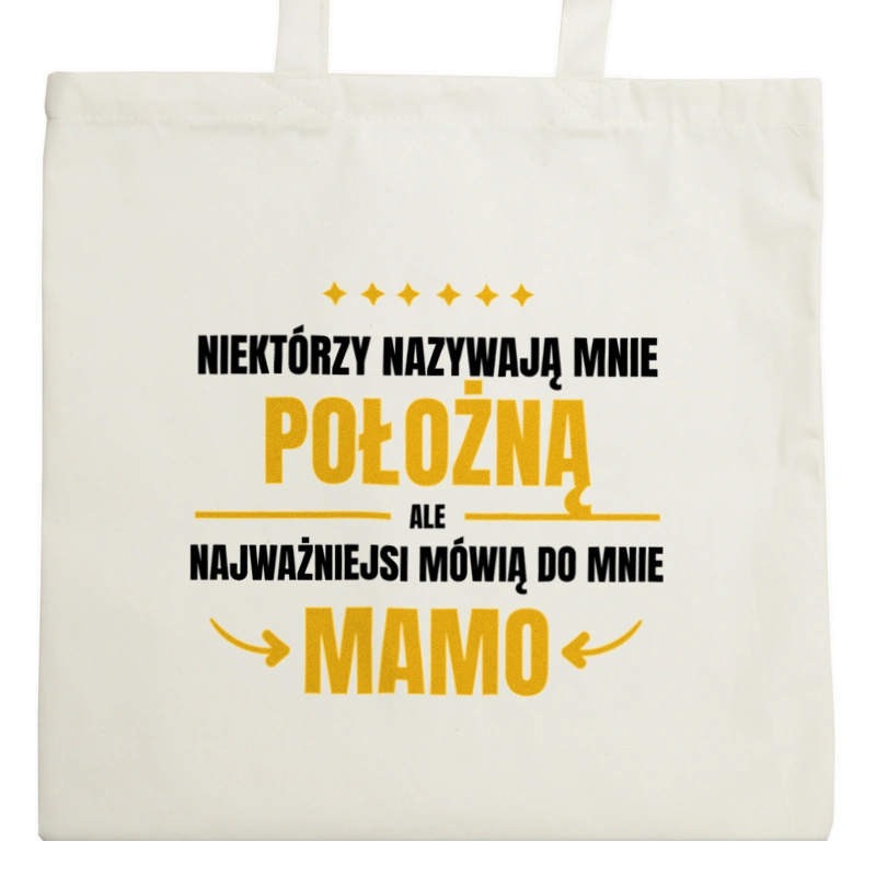 Mama Położna - Torba Na Zakupy Natural