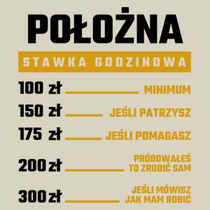 stawka godzinowa położna - Torba Na Zakupy Natural