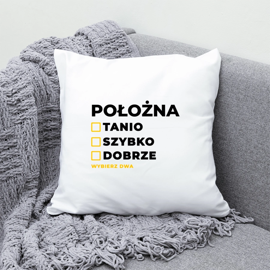 szybko tanio dobrze położna - Poduszka Biała