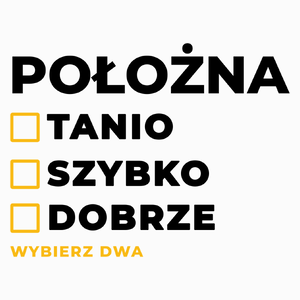 szybko tanio dobrze położna - Poduszka Biała