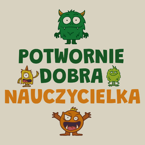 Potwornie Dobra Nauczycielka - Torba Na Zakupy Natural