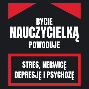 Bycie Nauczycielką - Damska Koszulka Czarna