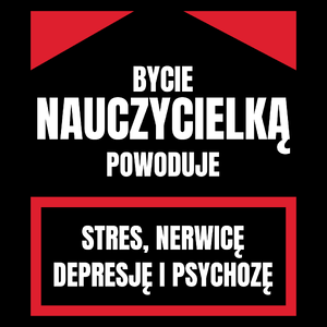 Bycie Nauczycielką - Torba Na Zakupy Czarna