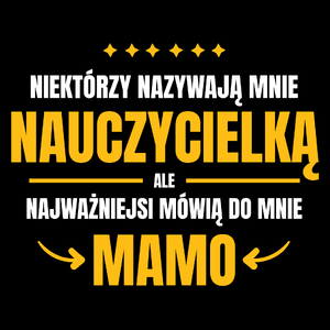 Mama Nauczycielka - Torba Na Zakupy Czarna