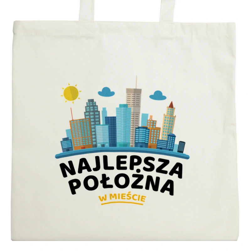 Najlepsza Położna W Mieście - Torba Na Zakupy Natural