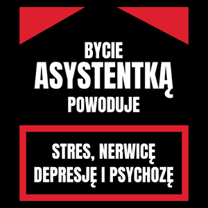 Bycie Asystentką - Torba Na Zakupy Czarna