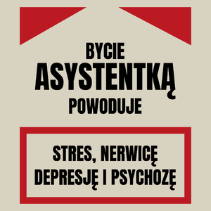 Bycie Asystentką - Torba Na Zakupy Natural