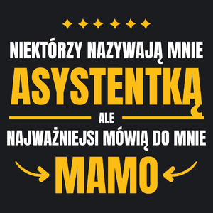 Mama Asystentka - Damska Koszulka Czarna