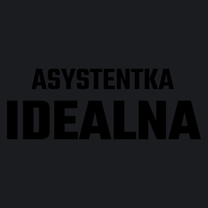 Asystentka Idealna - Damska Koszulka Czarna