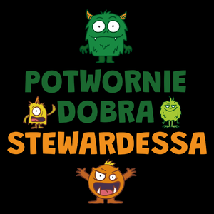 Potwornie Dobra Stewardessa - Torba Na Zakupy Czarna