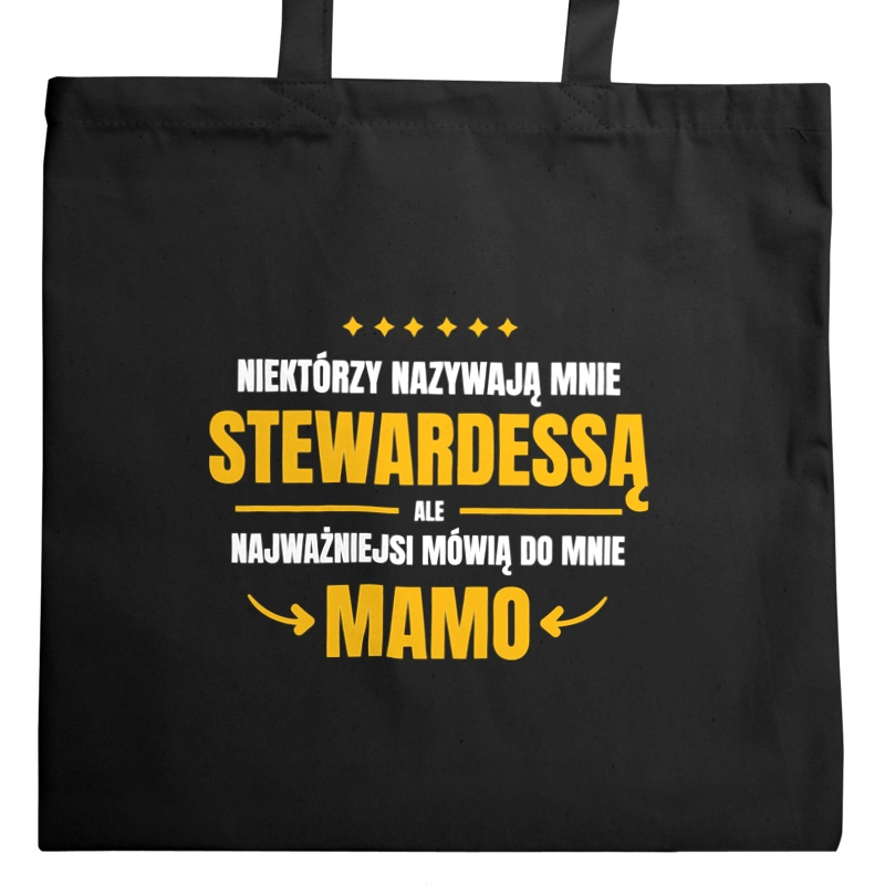 Mama Stewardessa - Torba Na Zakupy Czarna