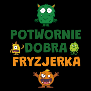 Potwornie Dobra Fryzjerka - Torba Na Zakupy Czarna