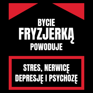 Bycie Fryzjerką - Torba Na Zakupy Czarna