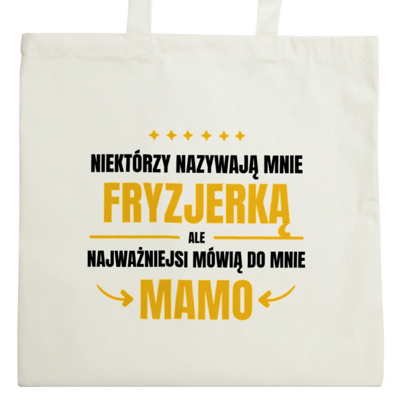 Mama Fryzjerka - Torba Na Zakupy Natural