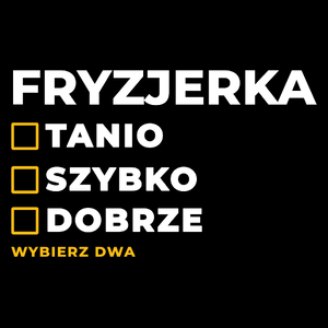 szybko tanio dobrze fryzjerka - Torba Na Zakupy Czarna